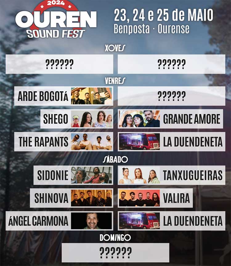 Ouren Sound Fest Cartel Y Entradas Para El Festival Ouren Sound Fest