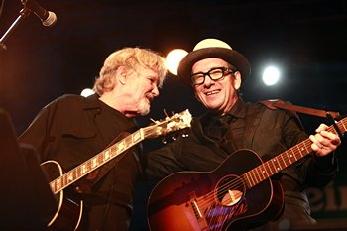 Elvis Costello y Kris Kristofferson, purasangres