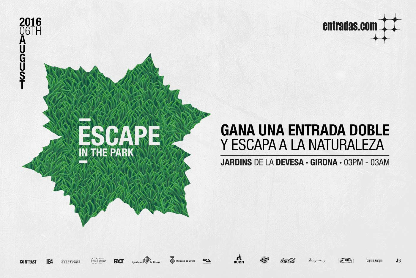 Sorteamos dos entradas dobles para el festival Escape In The Park (Girona)