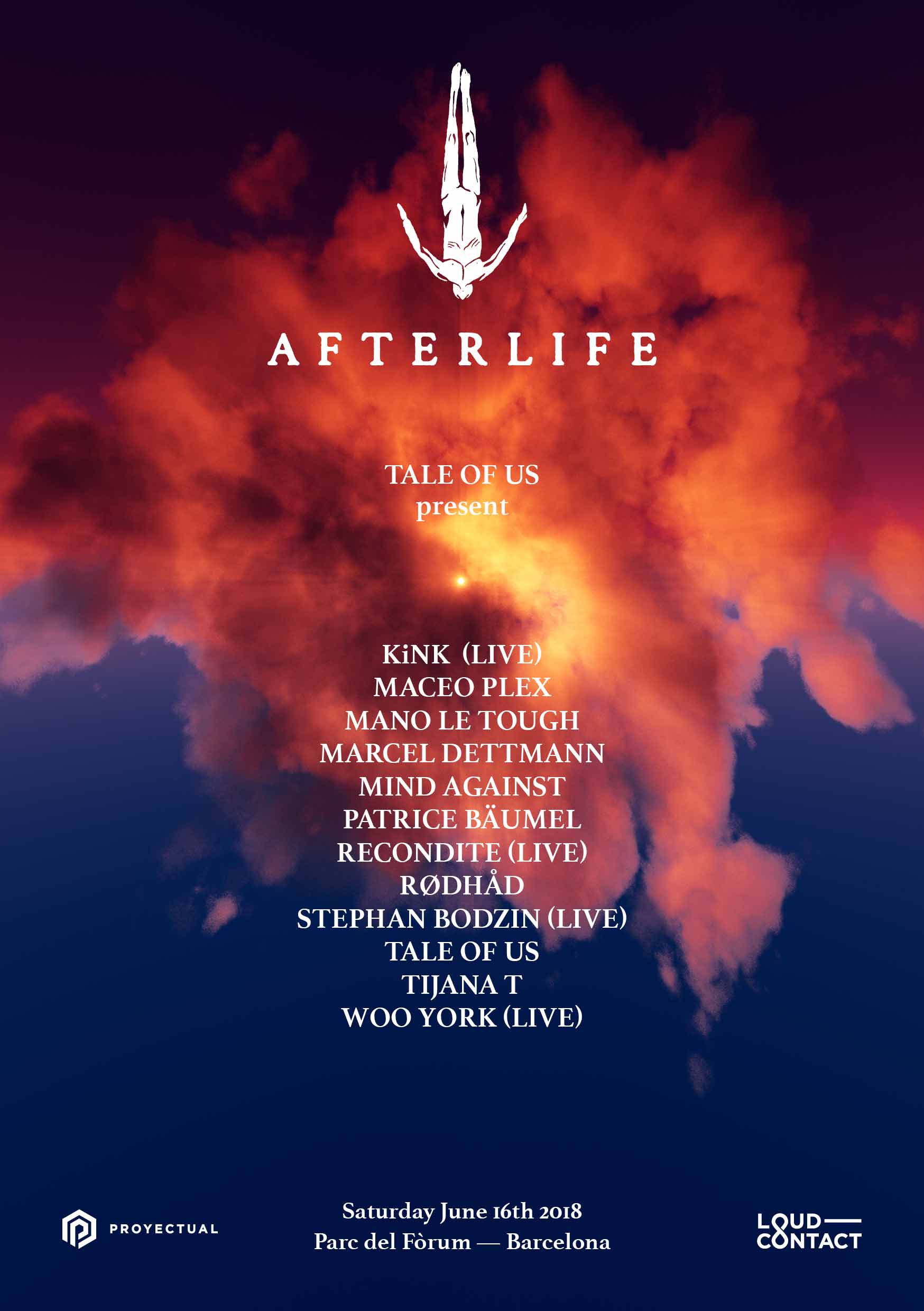 Afterlife Barcelona anuncia su cartel para 2018 en el Fórum