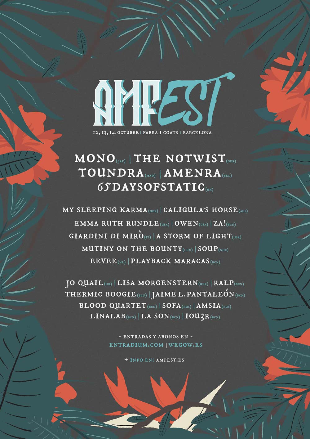 El AMFest comparte el cartel completo de su séptima edición