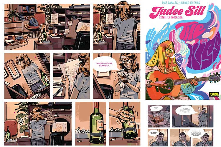 La primera novela gráfica de Judee Sill la firman dos grandes del cómic español